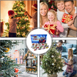 Advent calendar with 24 collectible car models