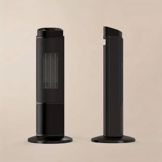 Round Black 23In