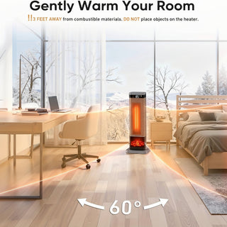 Radiateur soufflant électrique avec thermostat
