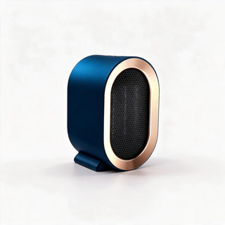Compact portable electric fan heater for the home office