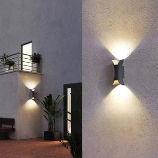 Venkovní Nástěnné LED Svítidlo | Moderní Zakřivený Design IP65