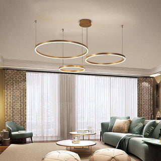 Kruhové Závěsné LED Svítidlo | Moderní Designový Lustr
