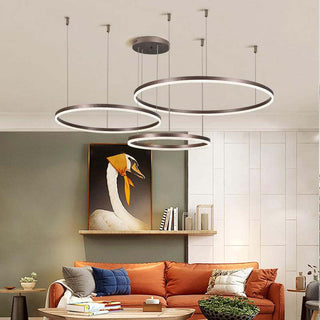 Kruhové Závěsné LED Svítidlo | Moderní Designový Lustr