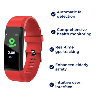 Fitness náramek s krokoměrem a Bluetooth sledováním pohybu