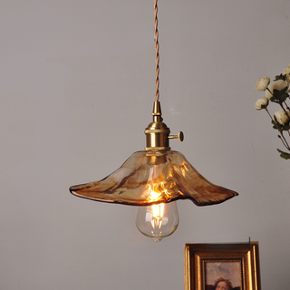 Vnitřní dekorativní závěsná lampa | Květinový design E27