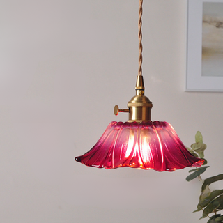 Vnitřní dekorativní závěsná lampa | Květinový design E27