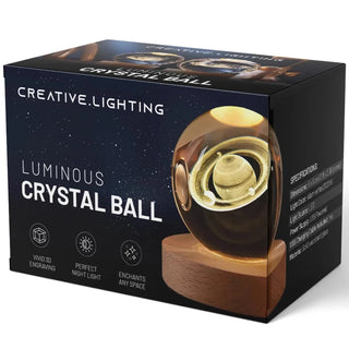 Crystal Ball LED Night Lamp with Galaxy