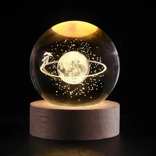Crystal Ball LED Night Lamp with Galaxy