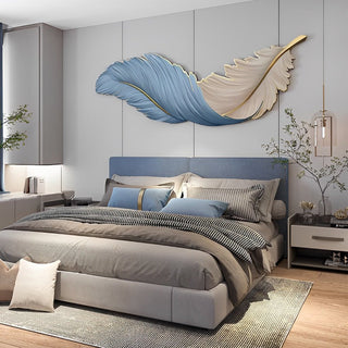 Dekorativní LED Nástěnné Svítidlo | Moderní Design Peří