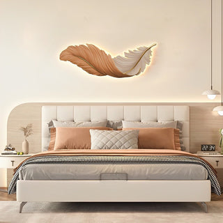 Dekorativní LED Nástěnné Svítidlo | Moderní Design Peří