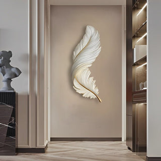 Dekorativní LED Nástěnné Svítidlo | Moderní Design Peří