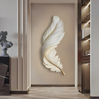Dekorativní LED Nástěnné Svítidlo | Moderní Design Peří