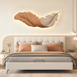 Dekorativní LED Nástěnné Svítidlo | Moderní Design Peří