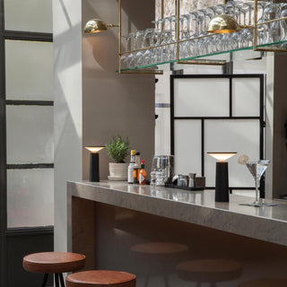 Vnitřní Moderní stolní lampa | Otočná Bezdrátová LED Design