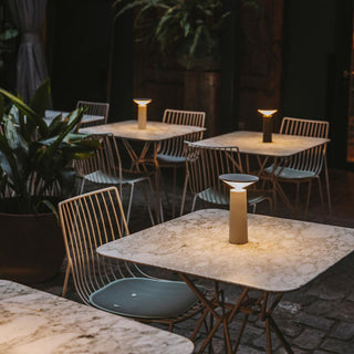 Vnitřní Moderní stolní lampa | Otočná Bezdrátová LED Design