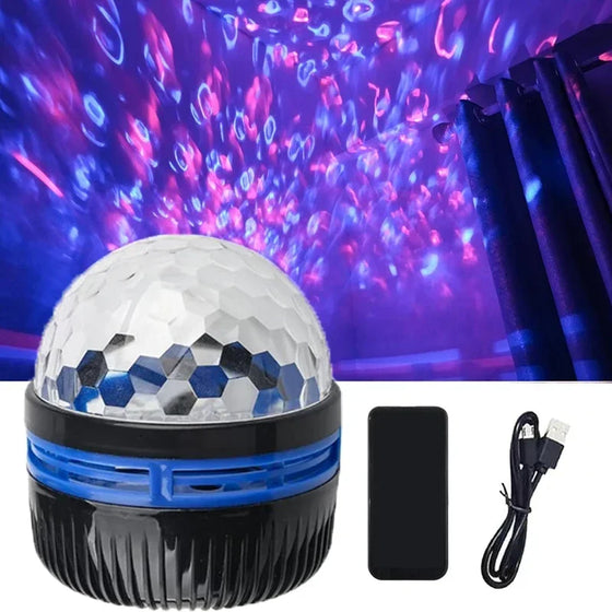 Noční světlo projektor hvězd s galaxií