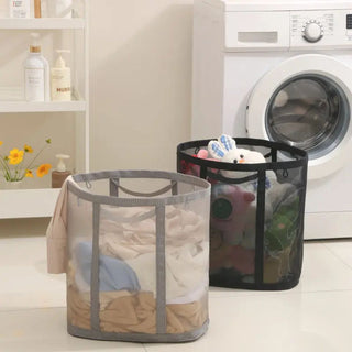 Foldable Portable Mesh Laundry Organizer