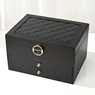 Multi-layer modern jewelry box for women