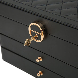 Multi-layer modern jewelry box for women