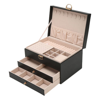 Multi-layer modern jewelry box for women