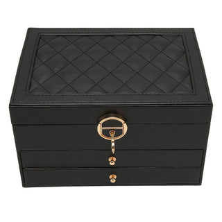 Multi-layer modern jewelry box for women