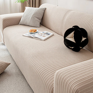 Waterproof Stretch Sofa Cover Ribbed – Detail