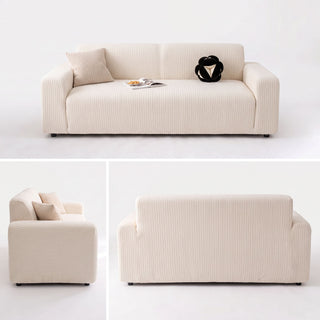 Waterproof Stretch Sofa Cover Ribbed – Detail