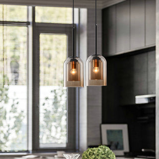 Modern dome pendant light for the living room