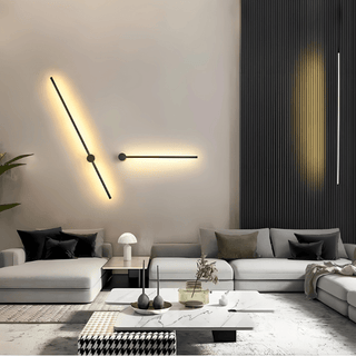 Moderní LED Nástěnné Svítidlo | Kolekce Saber Černé