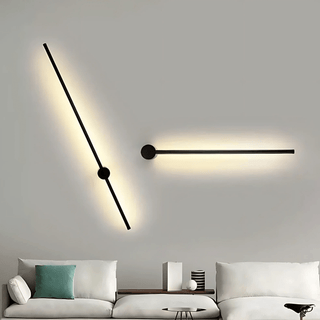 Moderní LED Nástěnné Svítidlo | Kolekce Saber Černé