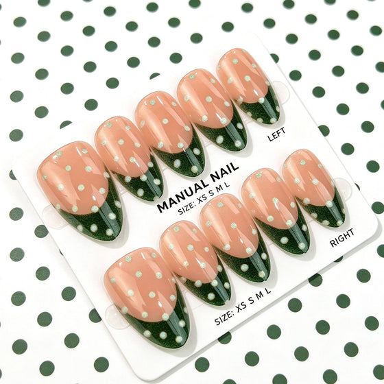 Pre-Painted Press-On Nail Tips Set of 30