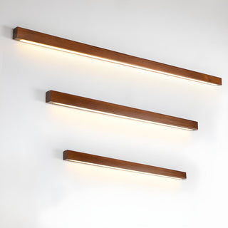 Vnitřní Nástěnné Svítidlo | Moderní Lineární Dřevěné LED Světlo