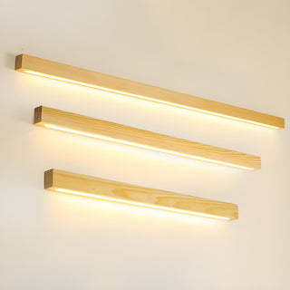 Vnitřní Nástěnné Svítidlo | Moderní Lineární Dřevěné LED Světlo