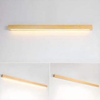 Vnitřní Nástěnné Svítidlo | Moderní Lineární Dřevěné LED Světlo