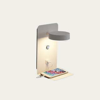 Vnitřní LED Nástěnné Svítidlo | Moderní Inteligentní Design s USB Policí