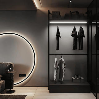 Vnitřní Dekorativní LED Nástěnné Svítidlo | Kruhové Moderní Design
