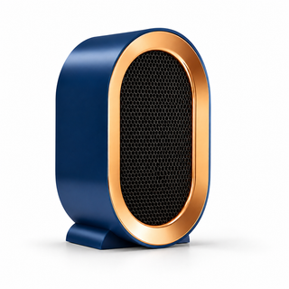 Compact oval desktop heater for personal heating