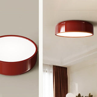 Plafonnier LED moderne rond pour le salon | Plafonnier cylindrique