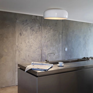 Plafonnier LED moderne rond pour le salon | Plafonnier cylindrique