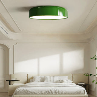 Plafonnier LED moderne rond pour le salon | Plafonnier cylindrique