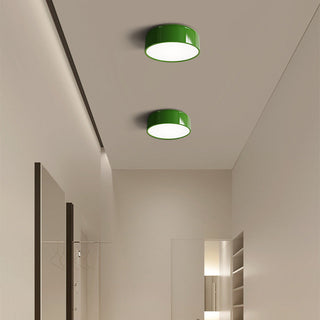 Plafonnier LED moderne rond pour le salon | Plafonnier cylindrique