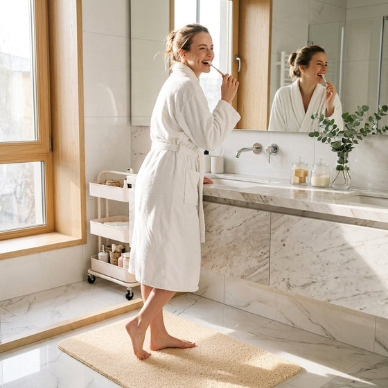 Bath mat, non-slip, soft and quick-drying