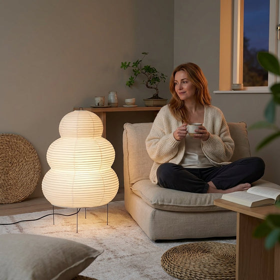 Floor lamp, decorative modern design for indoor use