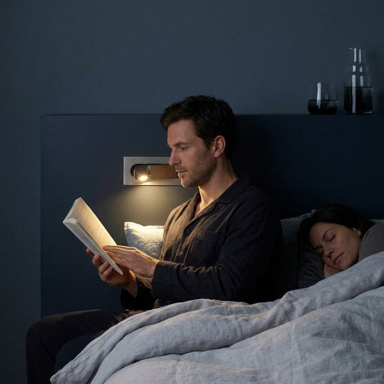 Bedside lamp, LED reading light with adjustable direction