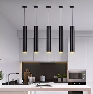Vnitřní Závěsné Svítidlo | Dlouhý Válcový Návrh Minimalistickému LED Designu