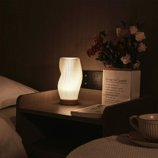 Vnitřní Stolní Lampa | Spirálový Dekorativní LED Design
