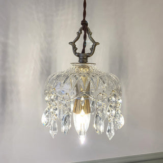 Suspension vintage avec gouttes pendantes pour le salon